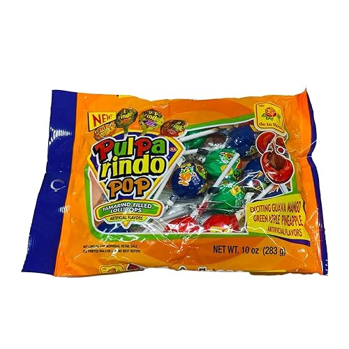 De la Rosa Pulparindo 20 unidades, caramelo de tamarindo (Pulparindo POP)