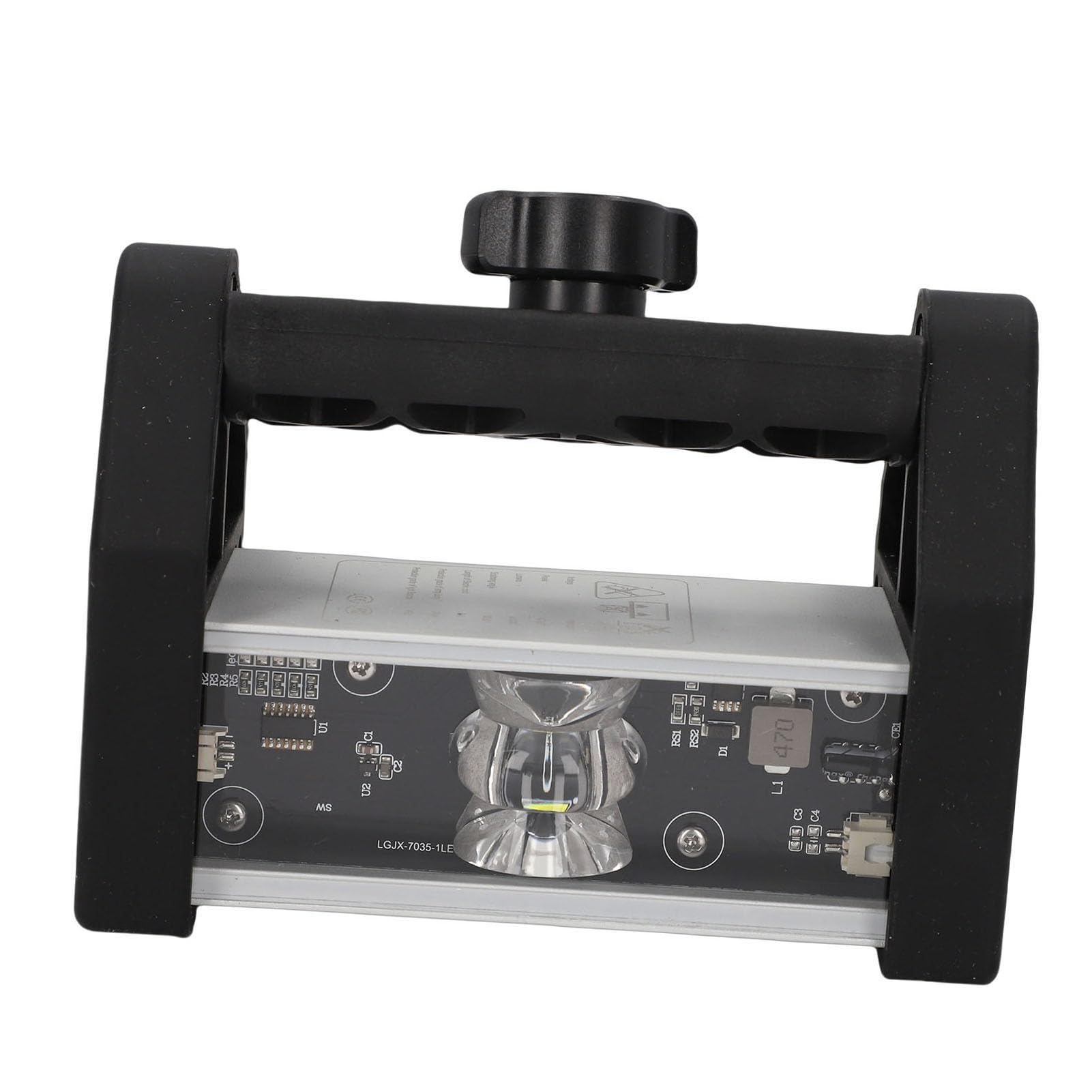 Lámpara LED de Inspección de Pintura 15W 1500lm | Luz de Pulido Portátil de Gran Angular de 120° con Rodamiento de Silicona para Piso de Techo de Pared (ABS+gel de sílice)