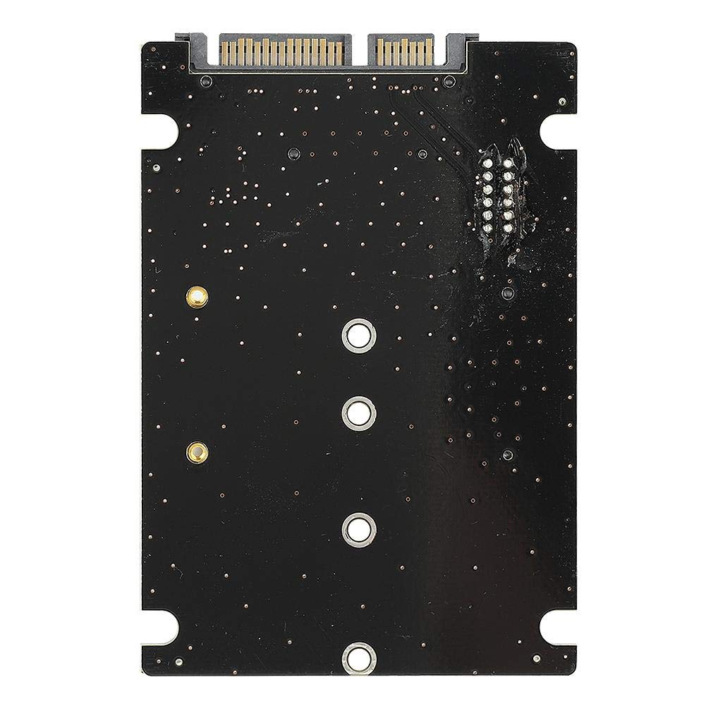 2 in 1 Mini M.2 NGFF e SSD mSATA a SATA 3.0 Convertitore/Adattatore per Disco Rigido Supporto SSD mSATA/M.2 NGFF SSD per Desktop