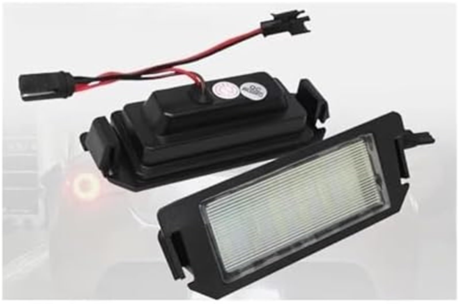 Lampa rejestracyjna pojazdu Lampka tablicy rejestracyjnej, dla Kia Rio Soul Picanto Lampy oświetlenia 2 szt. Led