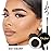evpct Eyebrow Stencils Kit for Women Shaping, Eyebrow Shaper Makeup Kit, Eye Brow Stencil Shaper Tinting kits for Women, with Eyeliner, Eyebrows Pencil, Pomade, Brush and 10 Stencils, Kit-01 EBONY