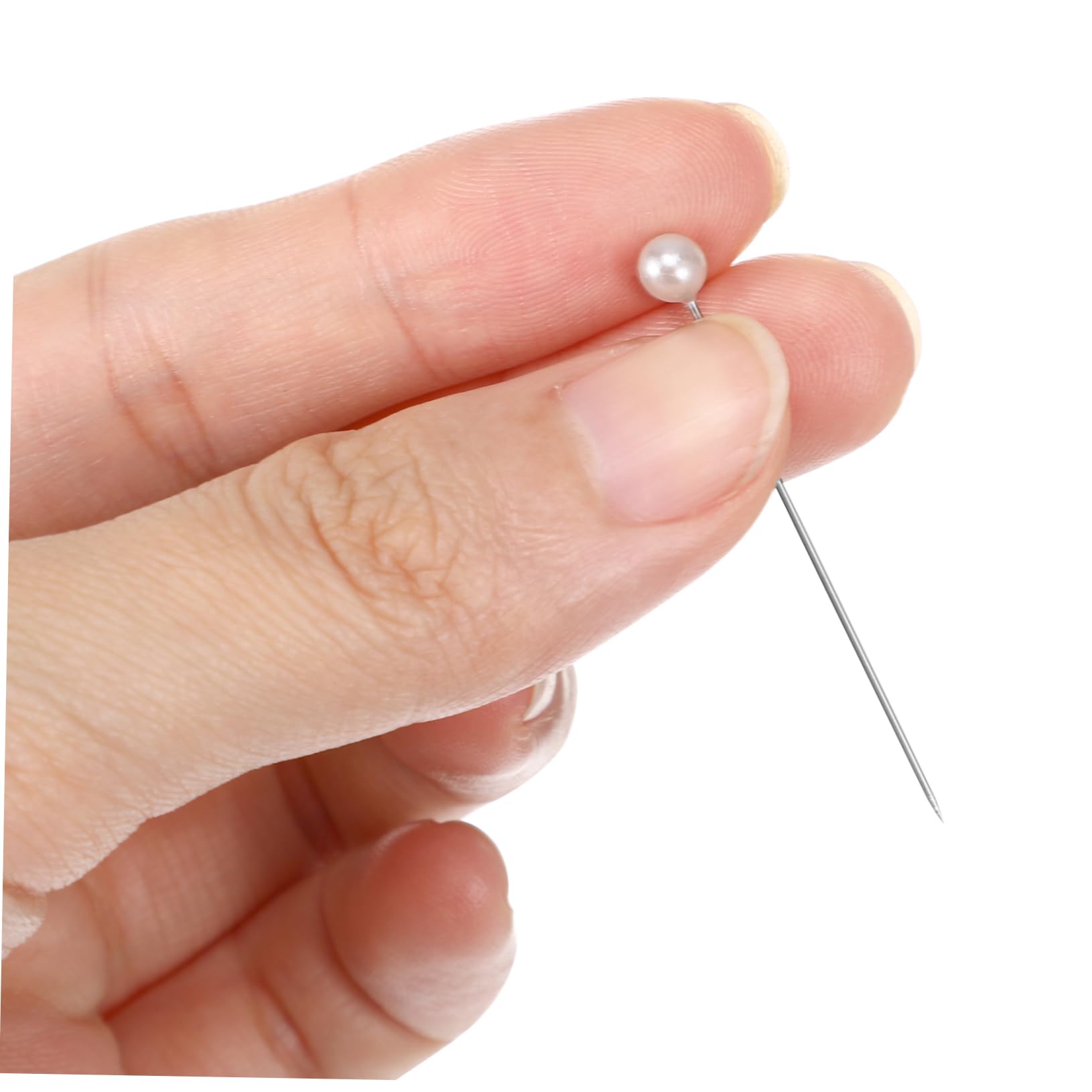 Mikikit Alfileres Rectos con Cabeza Iridiscente, Metal, 100 Piezas, para Manualidades y Costura DIY, Marcaje Preciso