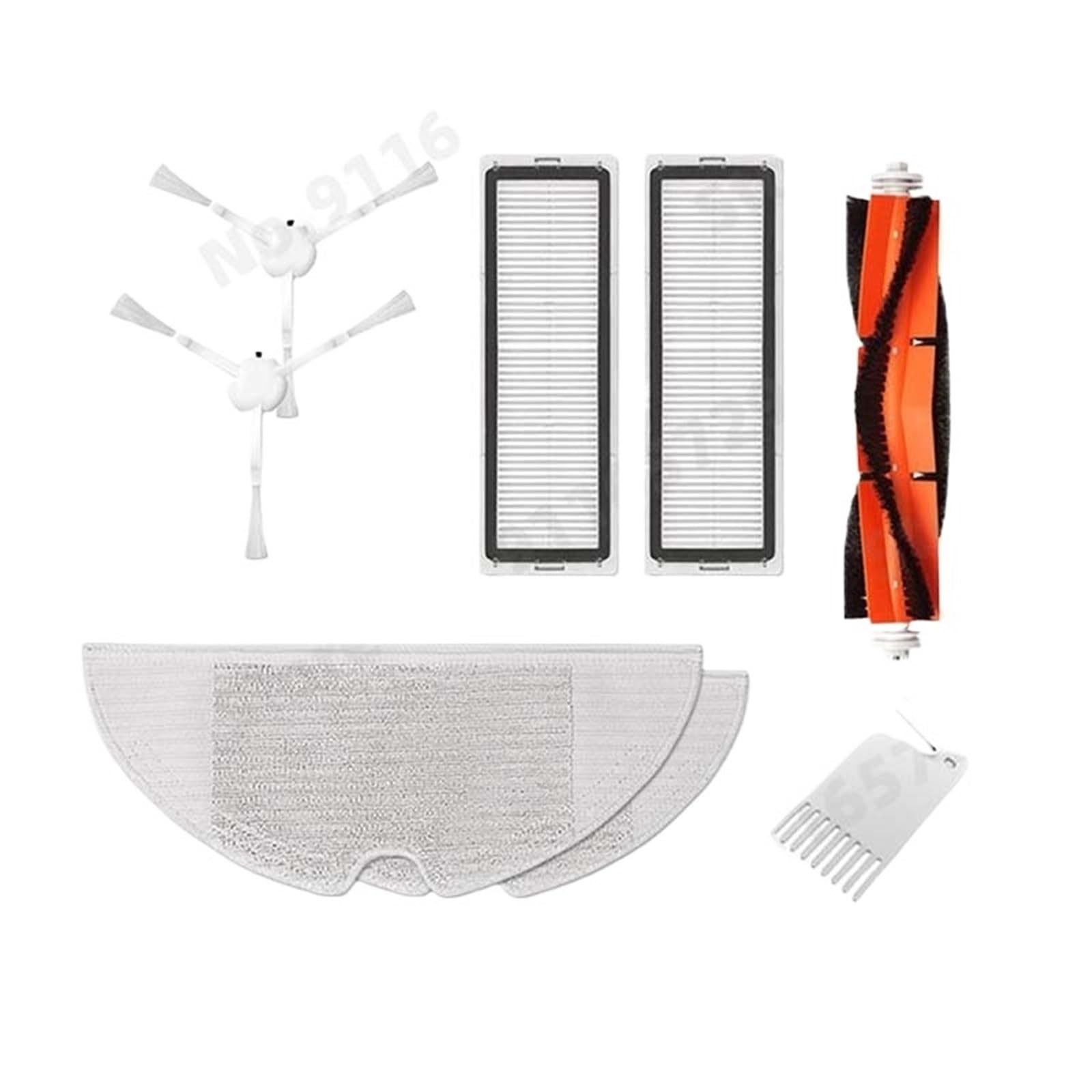 1C / STYTJ01ZHM Robot Aspirador Filtro Hepa paño de mopa Principal Kits de Repuesto Piezas Accesorios | 1C Package A