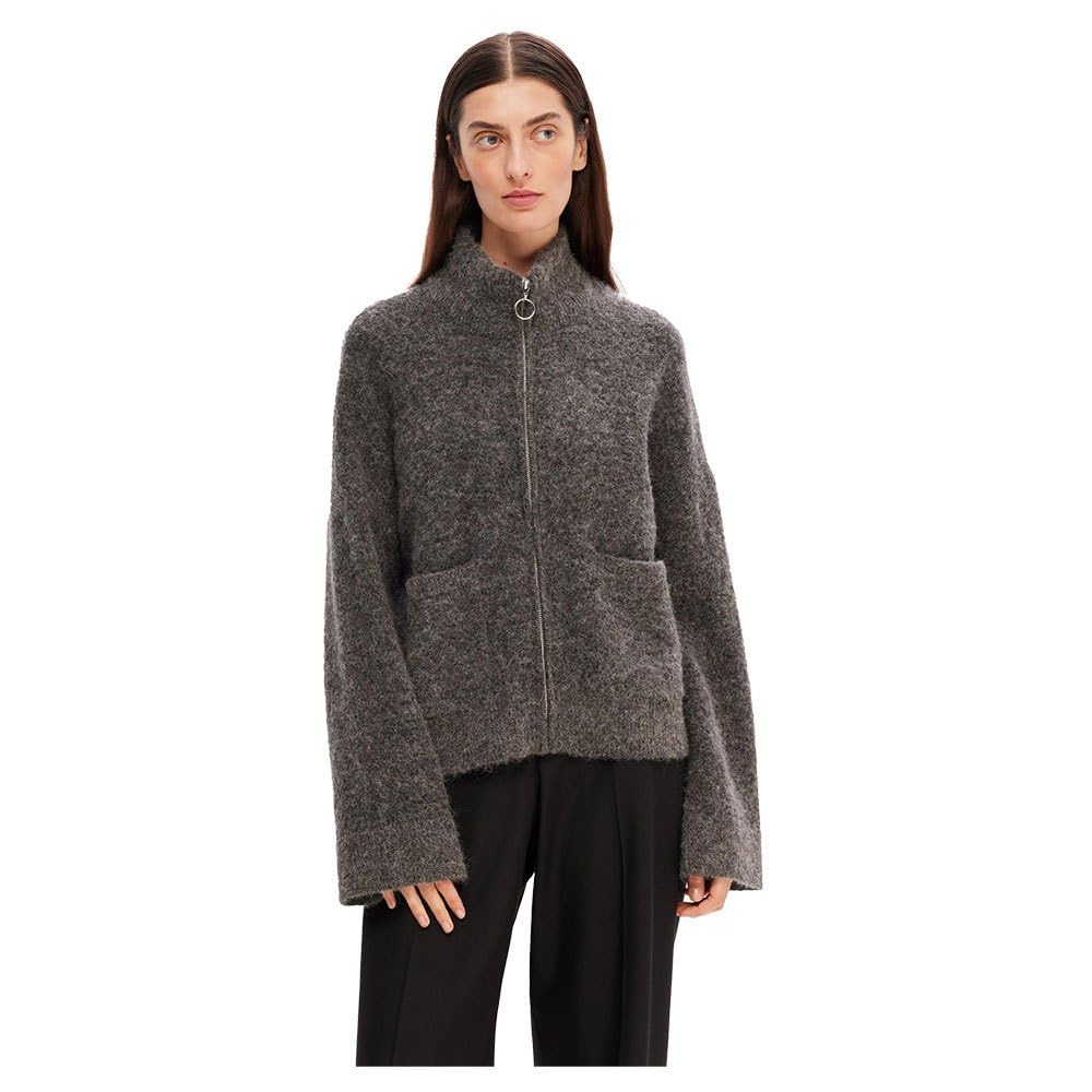 SELECTED FEMME Female Strickjacke Wollgemisch