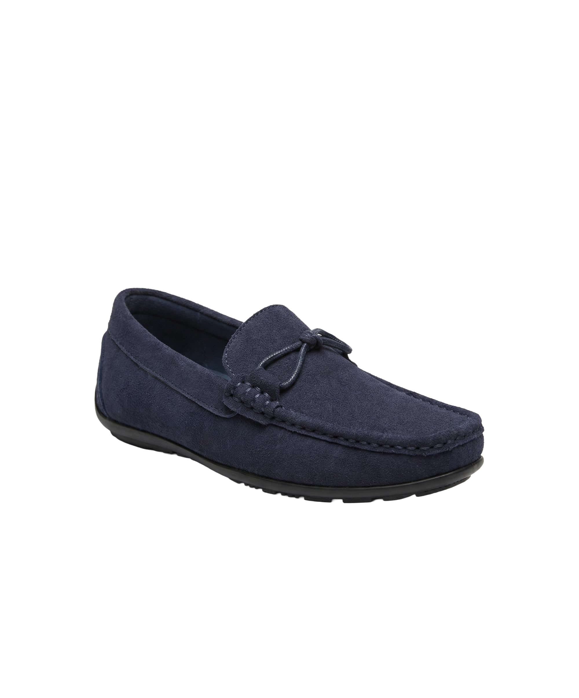 SIRRI Mocassini da ragazzo in finta pelle scamosciata blu navy slip on scarpe eleganti casual calzature