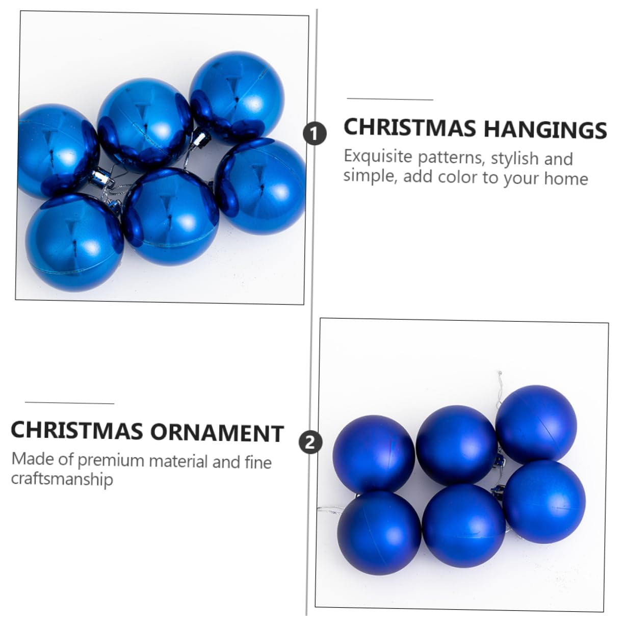 COLLBATH Weihnachtsbaum Kugeln Satz Mit Bemalten Ornamenten Weihnachtsdeko Hängend Für Fenster Weihnachtsfeiern