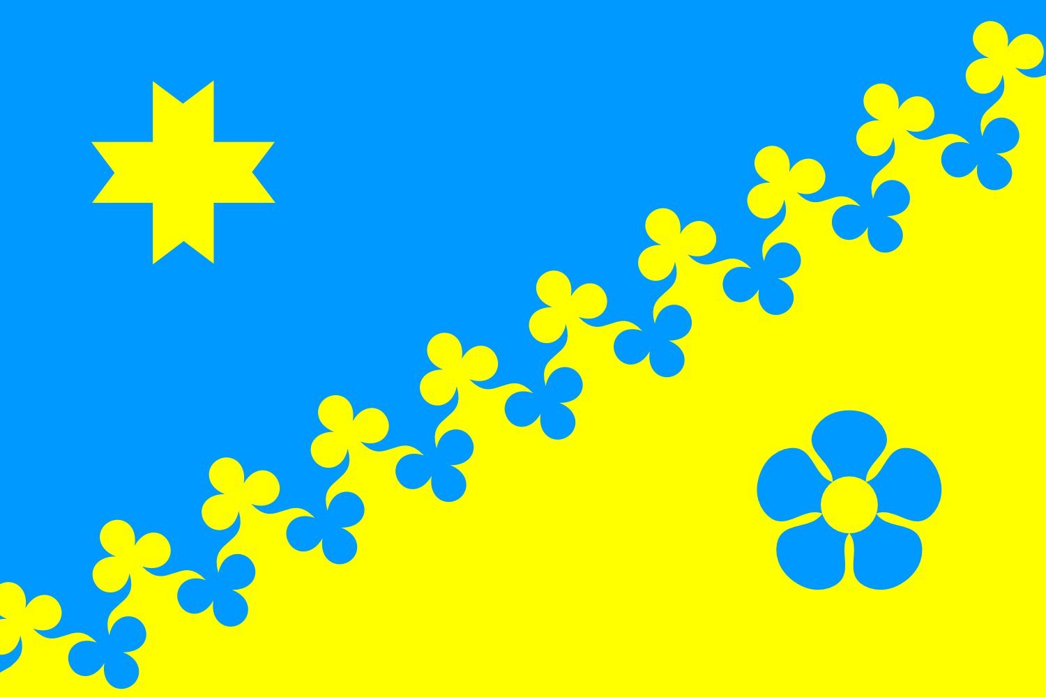 Drapeau Põdrala Parish grand format pour mât extérieur - Pavillon officiel