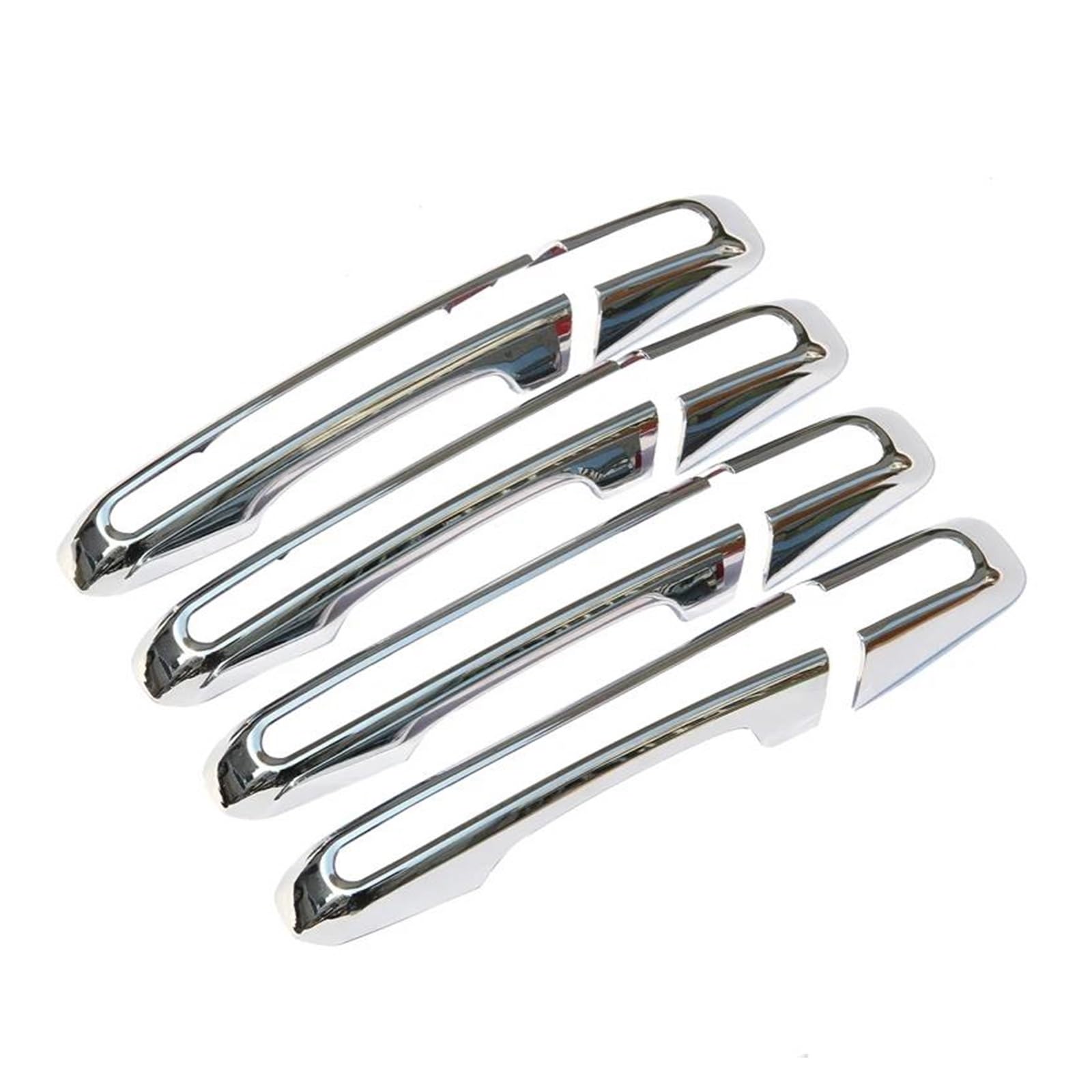 MTVTFECEWG for Jaguar for E-PACE XE XF XFL for F-Pace Exterior Side Door Handle Cover Trim (Silver)