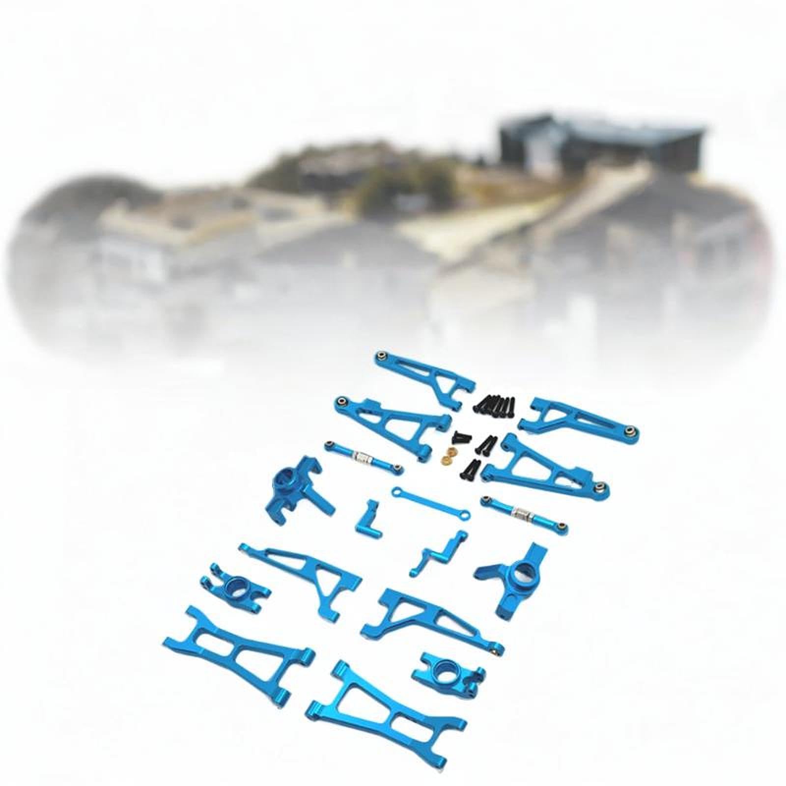 1/16 RC Autoteile, Ersatz, DIY, Robuste Ersatzteile, Montage, Upgrade, RC Autozubehör für 16207 16210 16209 H16 RC SUV, Himmelblau