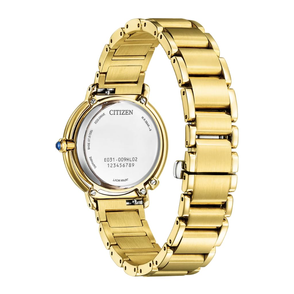 Citizen Damenuhr Edelstahl, Perlmutt Weiß, 31.2 mm, EM1092-64D