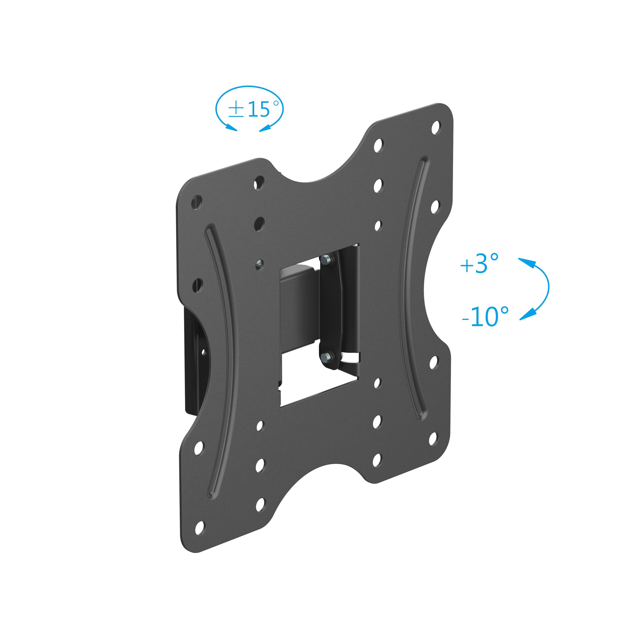 PureMounts TV Wall Mount, Swivelling Tilting Universal Bracket for 23-42 Inch Flat & Curved Heel/Monitor up to 30 kg - Image 3
