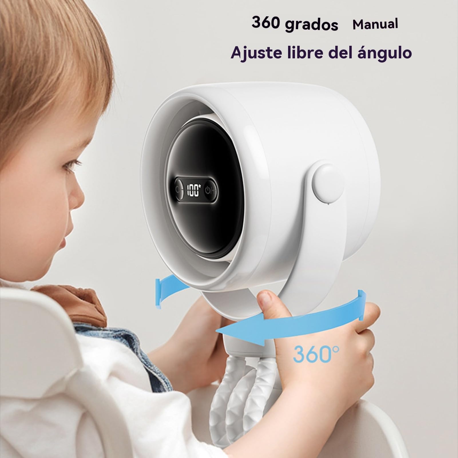 Ventilatore Con Clip Di Fissaggio Passeggino Portatile Ventilatore | Ventilatore Per Passeggino Neonato Portatile Rinfresco Viaggio Campeggio Spiaggia