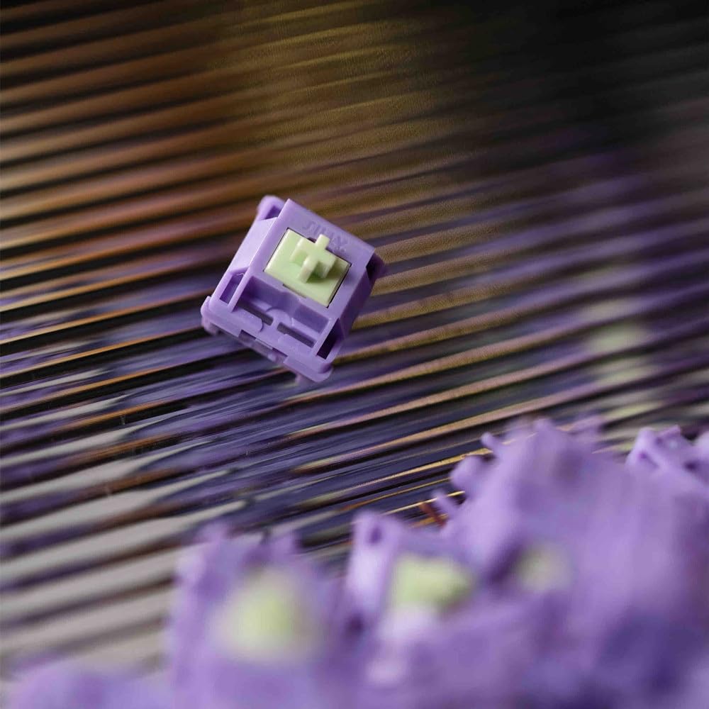 Sillyworks Hyacinth V2 Switch, 5-pinowy liniowy przełącznik wstępnego smarowania do niestandardowej klawiatury mechanicznej (kolor: Lubowany fabrycznie, rozmiar: 90 szt.)