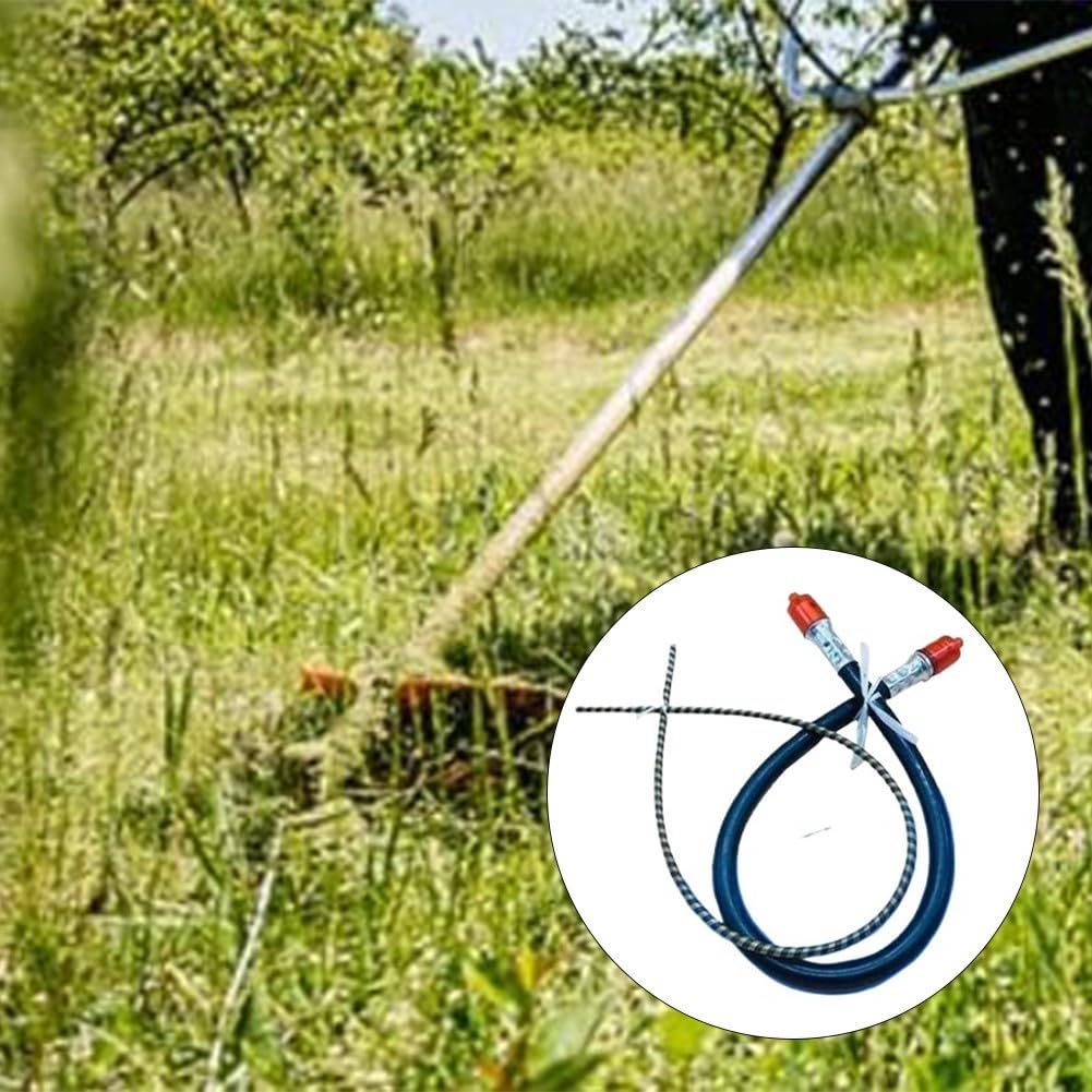 Zilimontt Flexible Antriebswelle aus Metall, Gummi, Ersatzteil für Rucksackmäher, Motorsensen, Gartengeräte, Rasenmäher, mit 29 mm Ende (Achse + Schaftkern)