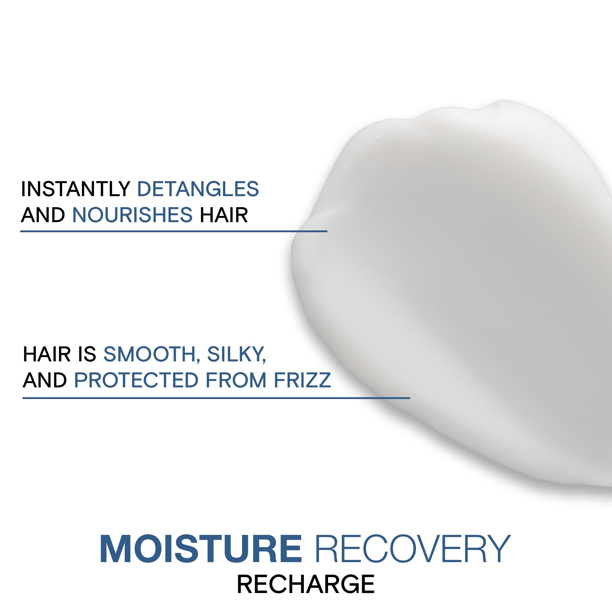 Joico Moisture Recovery 24 Hour Moisture Recharge Leave-In | For Thick, Coarse, Dry Hair | All-Day Moisture | Instantly Detangles | Reduce Breakage | Frizz Protection | With Olive Ester & Sea Kelp