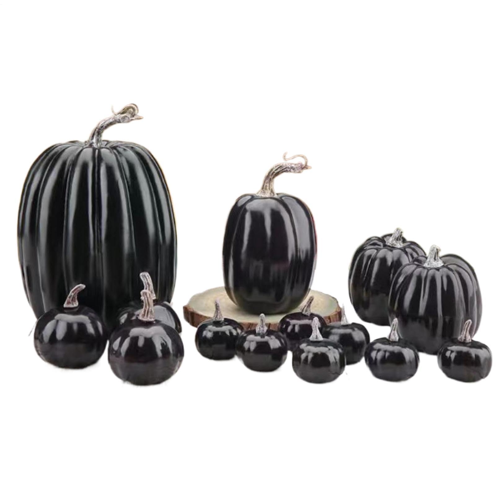 Calabazas artificiales de espuma que evitan manchas y malos olores en adornos de Halloween