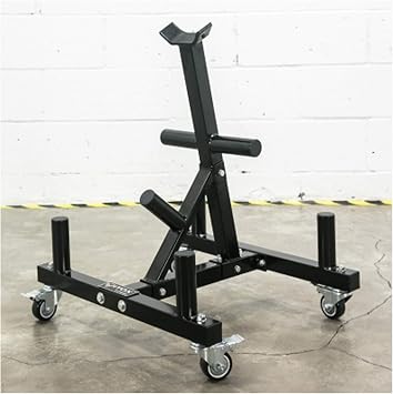 Landmine Stand with Weight Storage