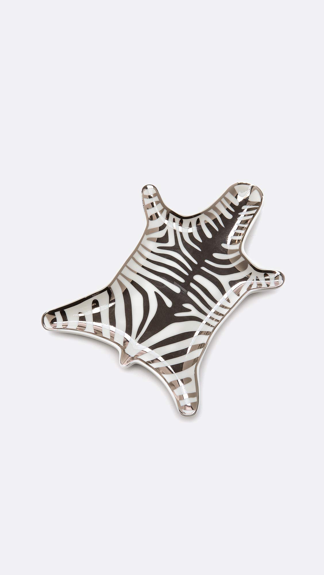Small Candy Dish Jonathan Adler Metallic Zebra Dish Silver Tray