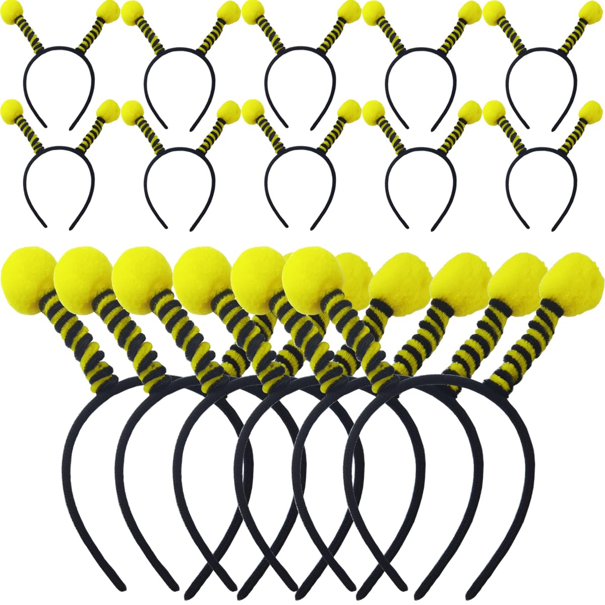 TIHOODTIHOOD 14PCS Bee Tentacle Headbands Bee Hair Bands Hair Hoop for Women Girls Halloween Christmas Party Supplies