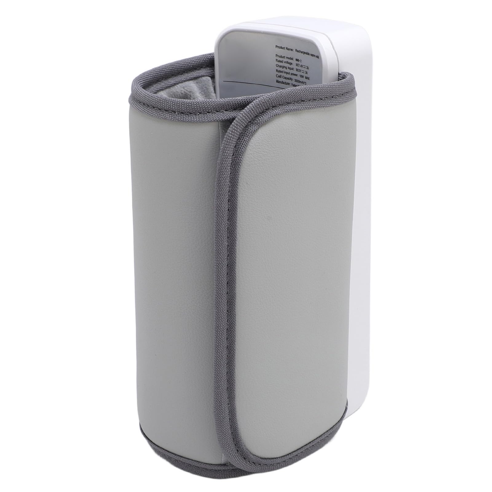 Generic Calentador de Biberones Calentamiento Rápido 6 Velocidades de Temperatura para Leche Materna y Fórmula, Funda Protectora de Calor de Leche Recargable por USB para el Hogar y los Viajes
