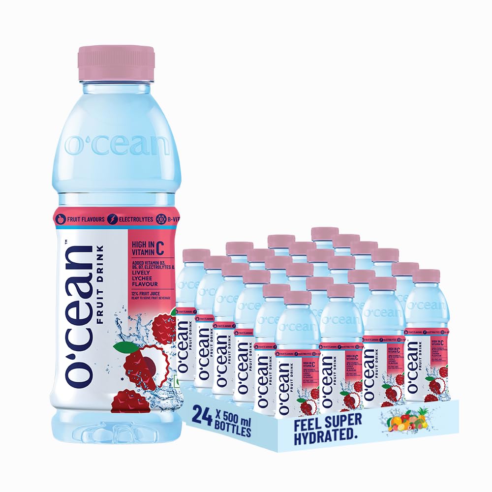 Ocean Fruit Drink Lively Lychee 500 ml(Pack of 24)