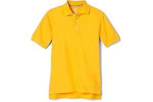 Men's Yellow Pique Polo T-Shirt