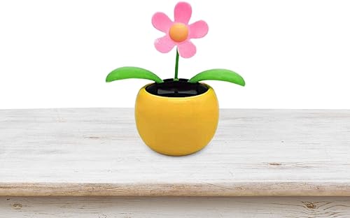 Miniatura 3 de Littryee Girasol bailarín solar, juguetes solares que bailan solares, juguetes de flores bailarinas que funcionan con energía solar, juguete de flor