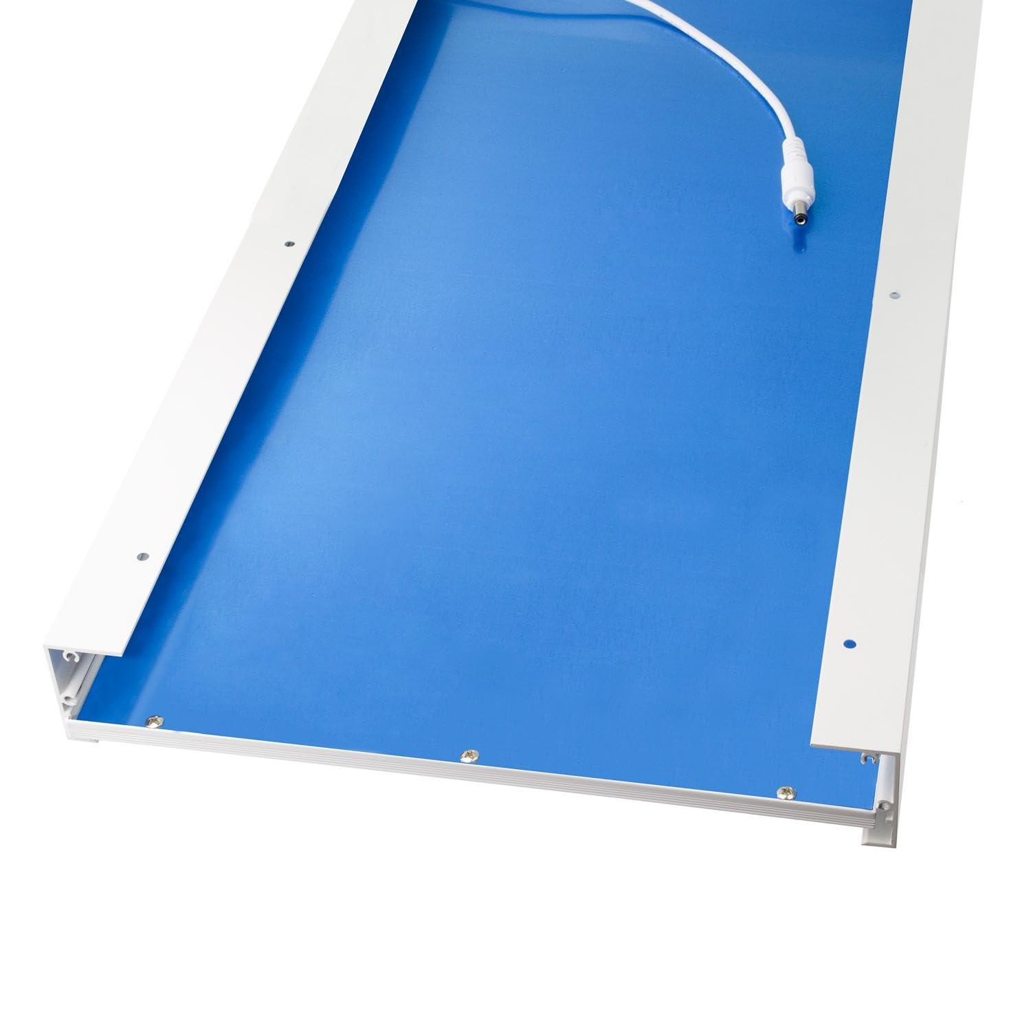 LEDKIA LIGHTING Panneau LED 120x30 cm 40W 4000lm + Kit en Saillie 4000K Non Dimmable Individuel Blanc neutre