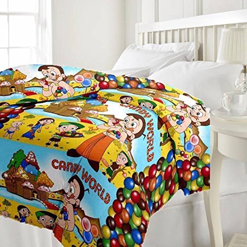 AMZ Anti-Pilling Super Soft Cartoon Print Poly Cotton AC Dohar/Summer AC Blanket (Multicolor,Set of 1) (Single Bed (85 x 55 Inches))