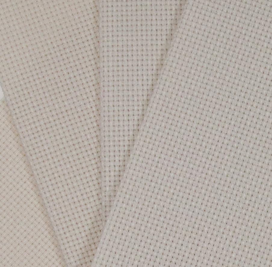 Image of KCS 4 /6 pc of 12 inch x 18 inch 30cmx45cm 16CT Counted Cotton Aida Cloth Cross Stitch Fabric (Ecru, 4 pc)