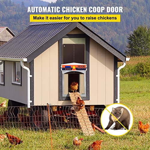 Automatic Chicken Coop Door with Timer and Sensor for Chicken and Duck