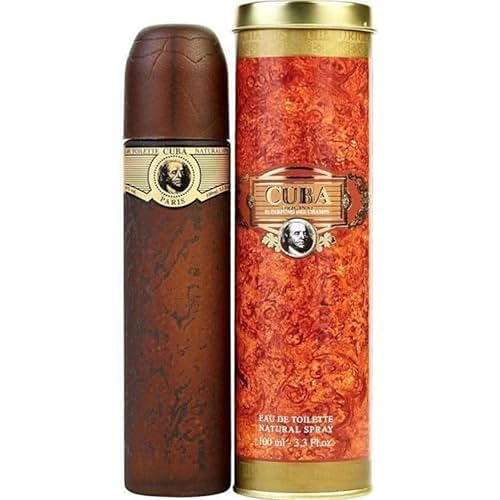 Cuba Eau De Toilette Gold Spray para hombre, 3.4 onzas