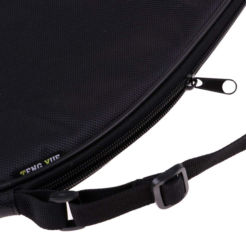 étanche Oxford Raquette de Squash Housse Sac avec Sangle réglable et résistant aux Chocs Coton légères Noir