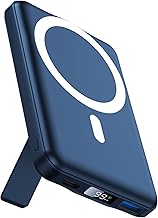 For Mag-Safe Power Bank, AOGUERBE Magnetic External Battery 10000mAh, Wireless Charger 22.5W PD USB-C Fast Charging Portable Battery Powerbank, with LED Display for iPhone 16/15/14/13/12 Series