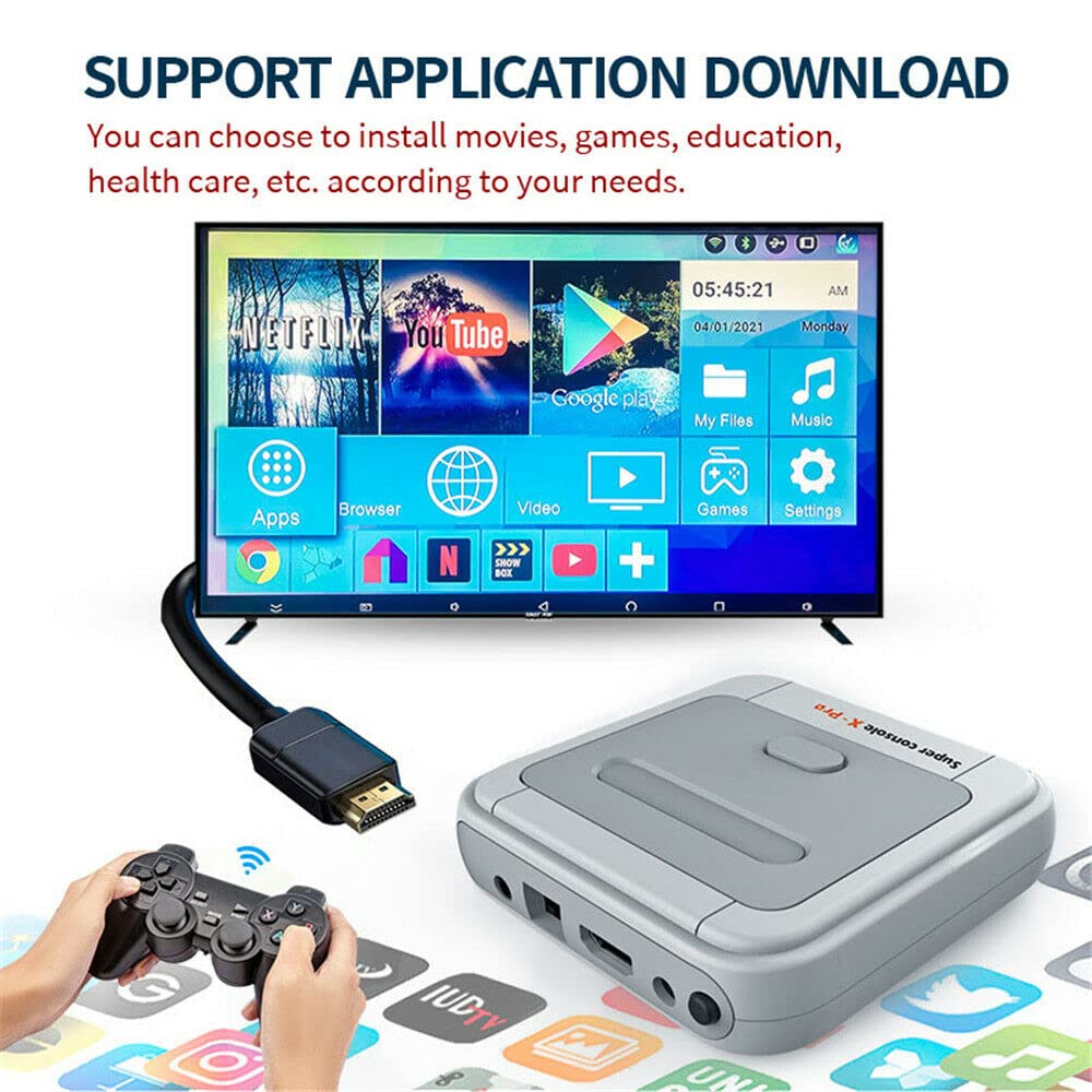 通用 Super Console X Pro Retro Mini WiFi 4 K 1080 P HDMI TV Video Game Console Per PS1/PSP/N64/DC 50000+Giochi