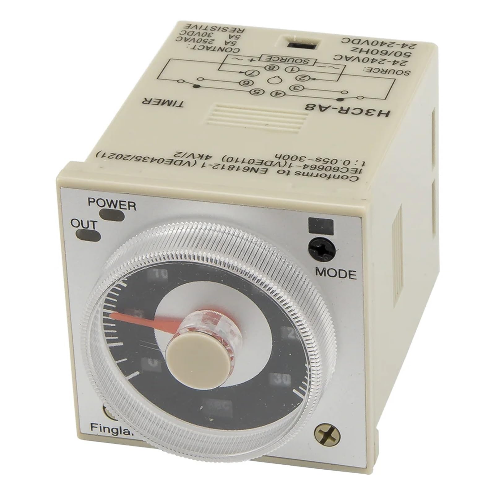 VDOQTLJT H3CR-A8 8 pin time Relay H3CR Series delay Timer AC/DC 24-240V AC 100-240V(100-240VAC)