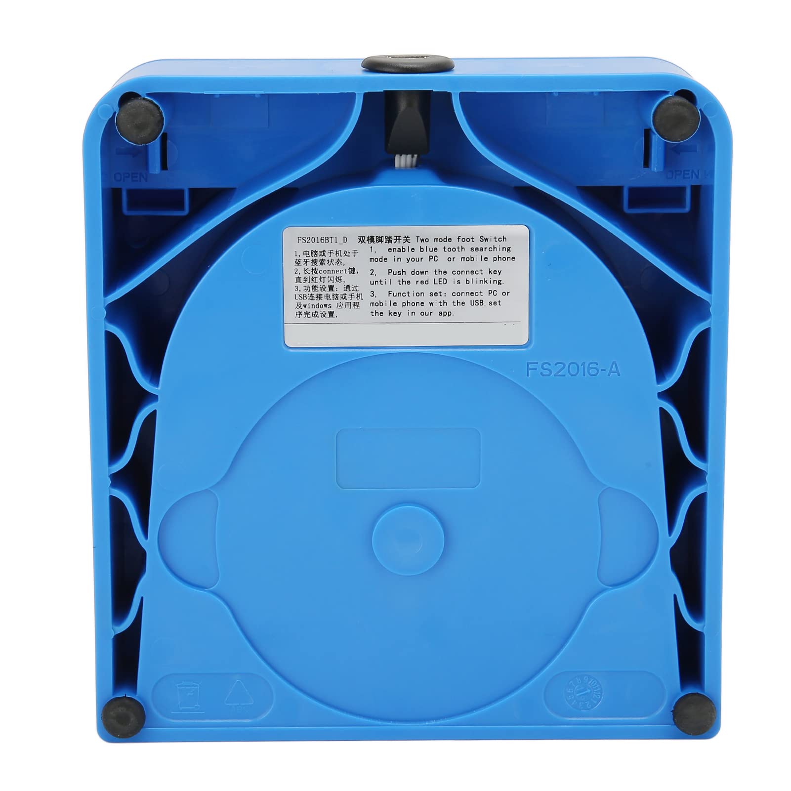 USB Single Foot Pedal Switch Control, Wired USB Two Connection Mode,Single Foot Switch Pedal High Sensitivity Ergonomic Foot Switch Pedal Computer Keyboard Mouse Game Action