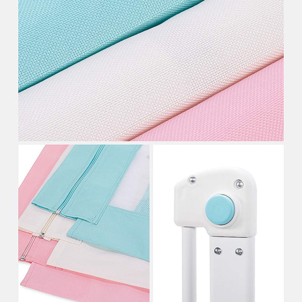 Barandillas para Cama, Separador de Cama, Funda extraíble y Lavable, Valla para Cuna Ajustable en Altura (Color: C, Tamaño: 2 m)