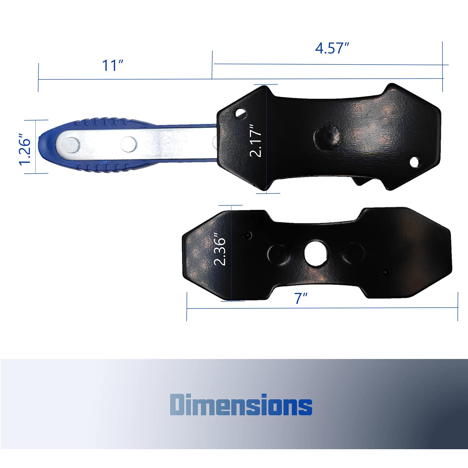 Blue Brake Caliper Press Tool Universal Automotive Ratcheting Brake Caliper