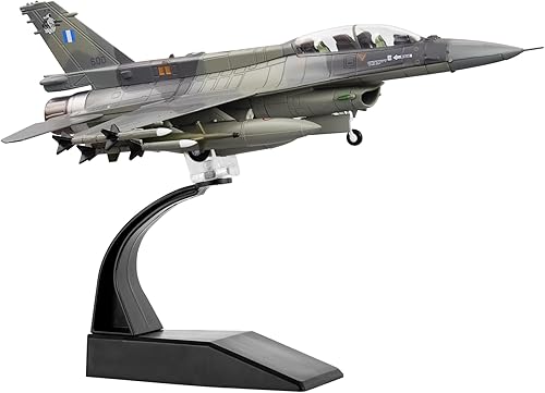 HANGHANG Avión militar de 1/72 F16D Fighter Jet Avión de metal Avión militar fundido a presión para colección o regalo