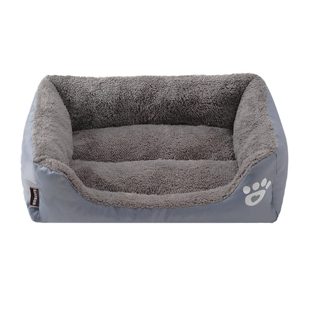 Zoyay Dog Bed for Pets, Dog/Cat Beds, Four Seasons, Washable, Dog Basket, Sleeping Mat, Can Dog Cushion for Car, Bed, Dog Cage, Sofa Grey_S
