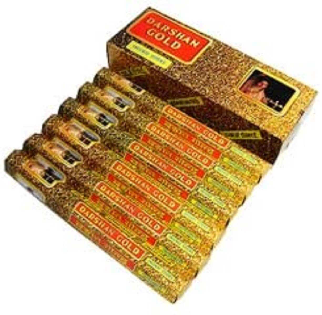 Gold - 120 Sticks Box - Darshan Incense