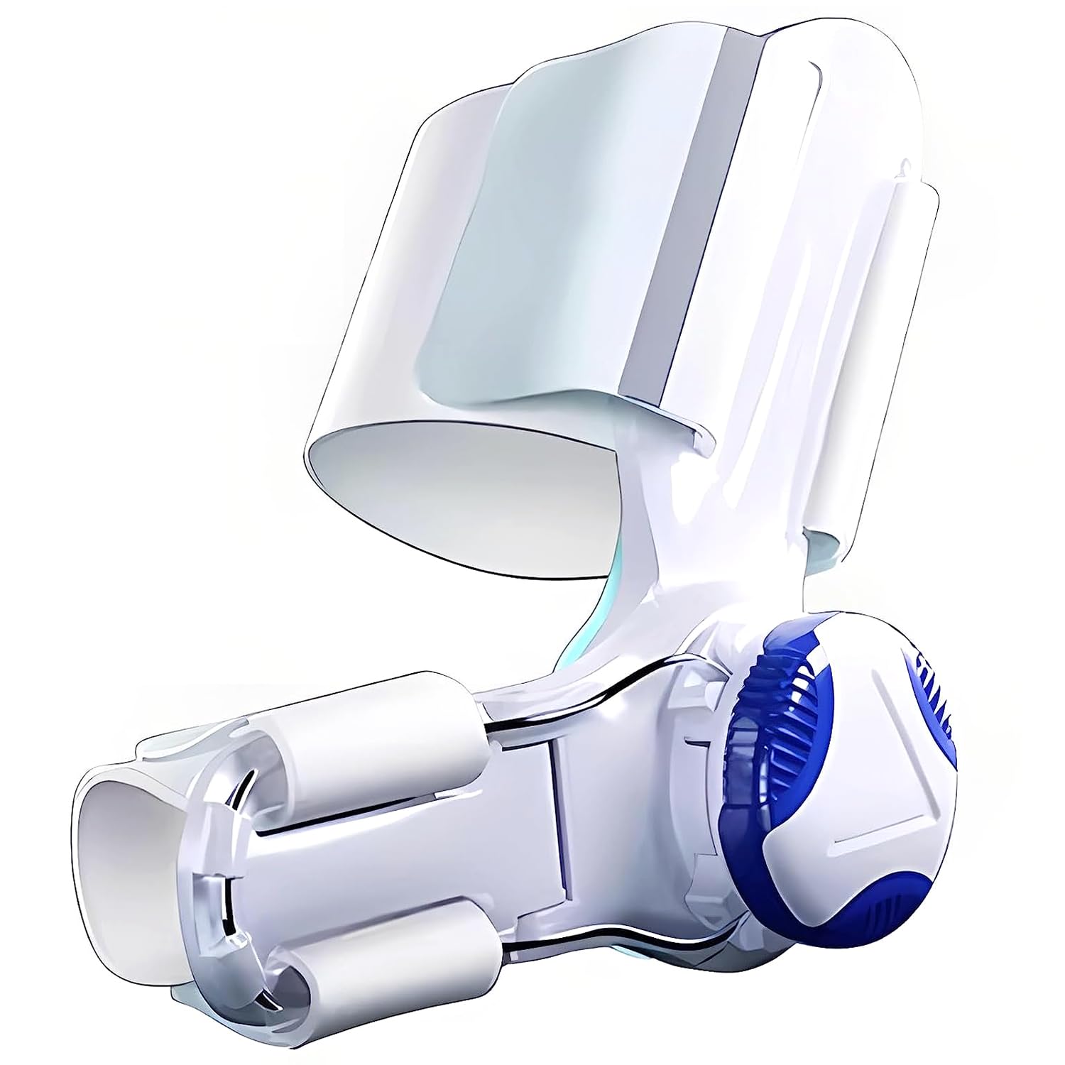 Corrector de valgo de pulgar, férula de juanete no quirúrgica con almohadilla de silicona gruesa, ajuste de 90° hacia arriba y hacia abajo, diseño ergonómico, para corrección de huesos del pie,