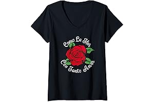 Womens Como La Flor - Bailar Cumbia V-Neck T-Shirt