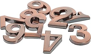 Tofficu Outside House Number Door Address Number 10pcs Digital Number Room Number Stickers Door Number Stickers for Wood Trucks Number Truck Address Number Sign