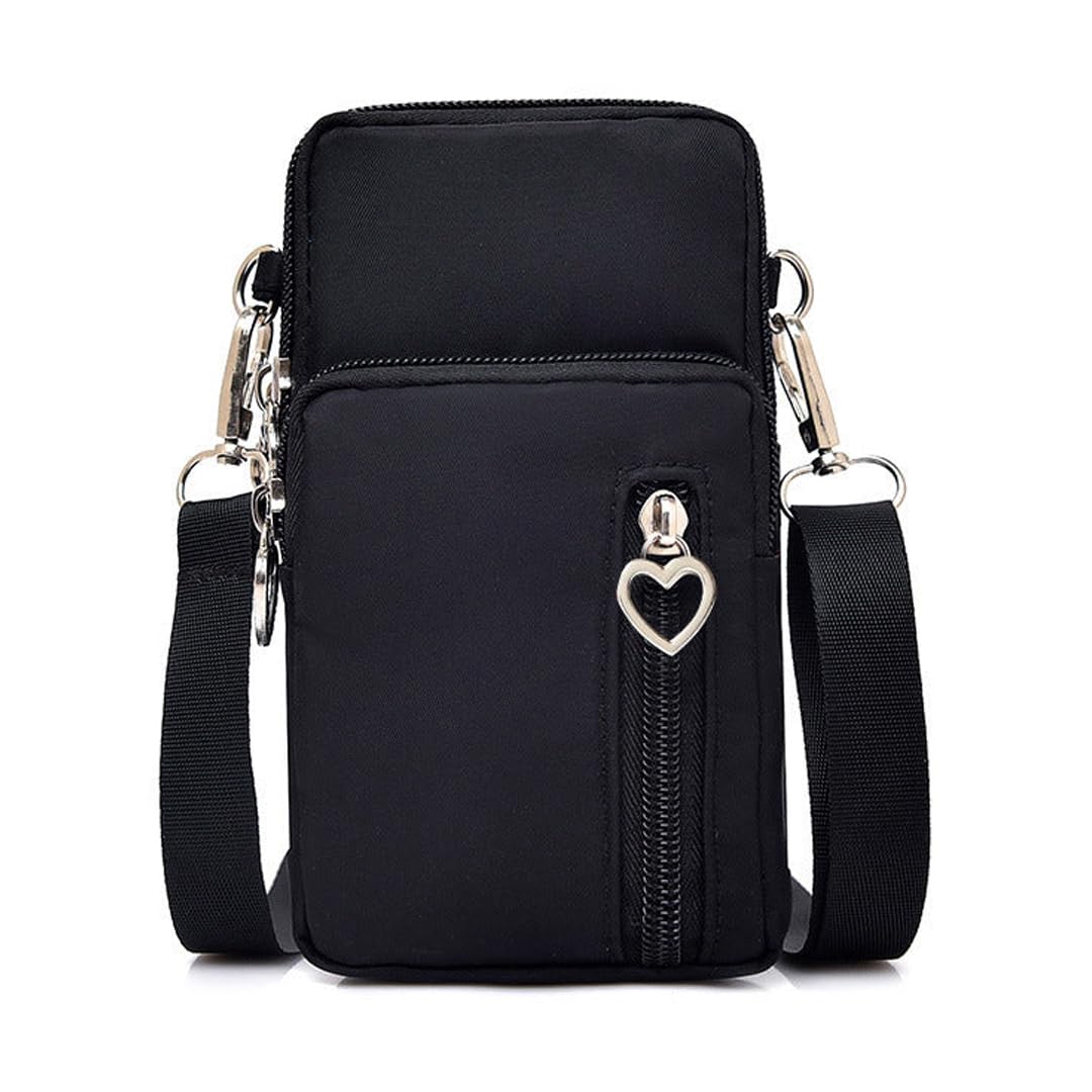 SYGA Mobile Phone Bag Womens Crossbody Black Bag Mini Small Bag To Put Mobile Phone Bag Hanging Neck Coin Purse Summer (B0CM6MFSHM) Amazon Price History, Amazon Price Tracker