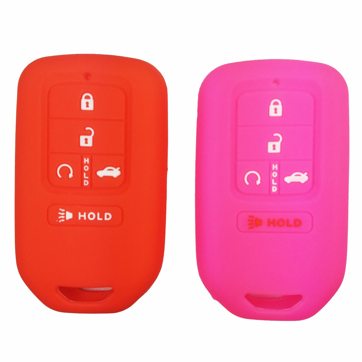 Coque en silicone pour clé Honda protège contre les chutes la télécommande 5 boutons - 6