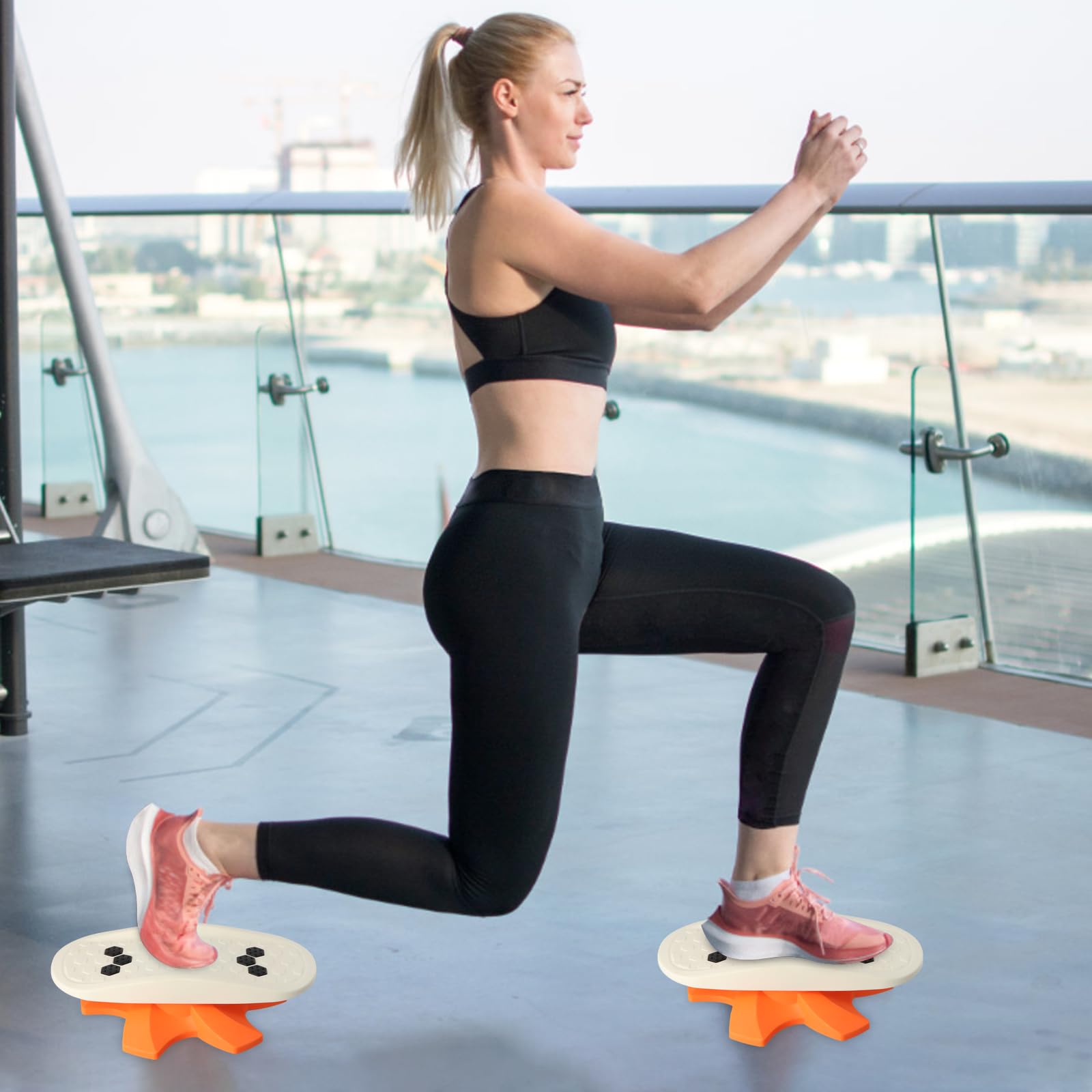 Twist Cintura Torsión Disc, Fitness Disco Torsión, Disco de Torsión de Cintura, Disco Cintura Giratorio, Tabla de Disco para Ejercitar la Cintura, la Cintura y Las Cadera