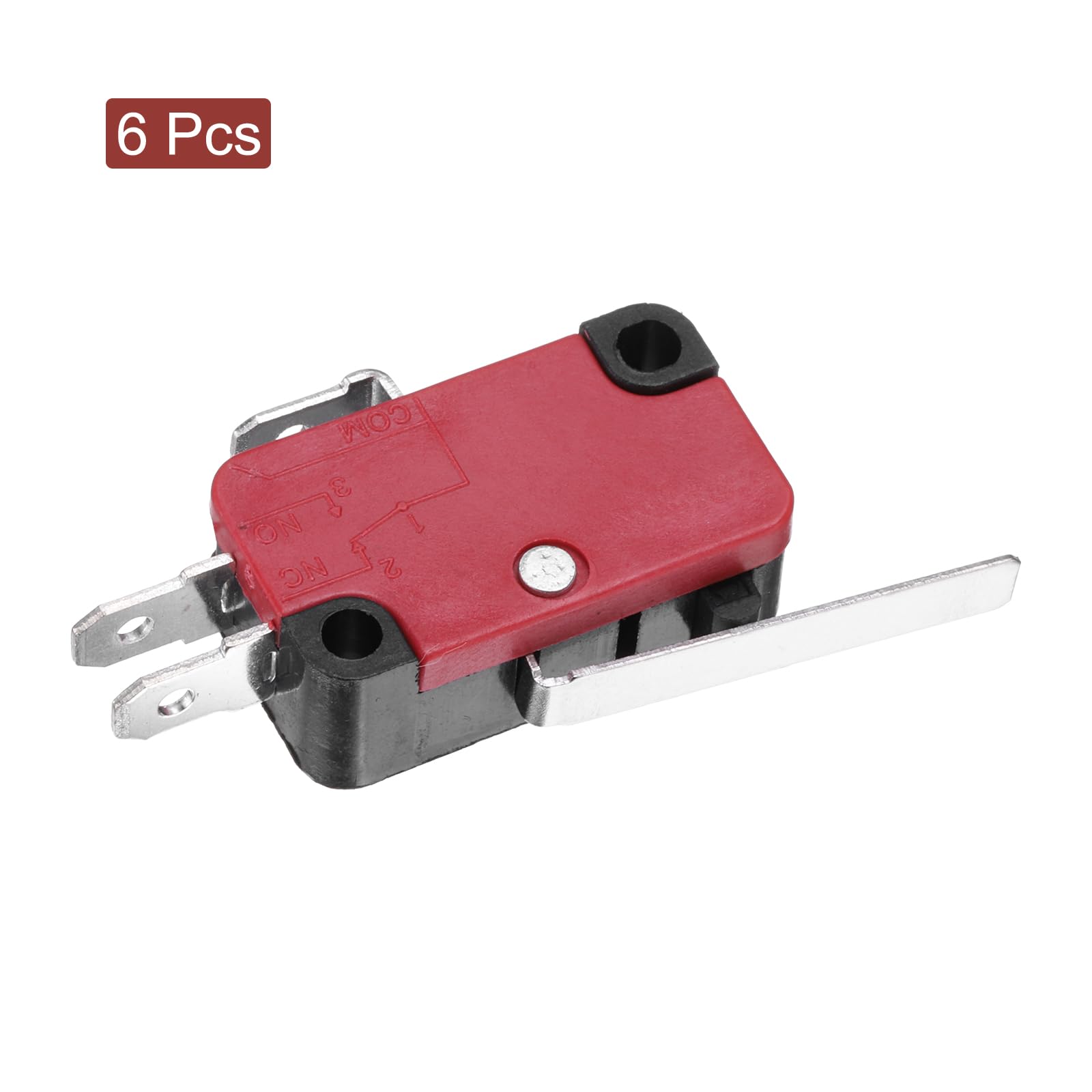 6 Stück QUARKZMAN V-152-1C25 Mikroschalter – 1NO+1NC, 15A 125/250VAC, Wasserdicht, Für Präzisionsanwendungen