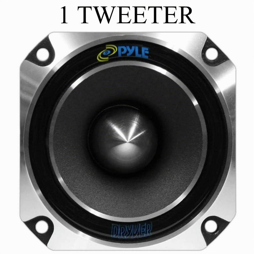 SUPER TWEETER DRIVER PYLE PDBT28 DE 150 WATT RMS Y 300 WATT MAX CON 104 DB DE SENSIBILIDAD' 8,00 X 8,00 CM DE DIÁMETRO CUADRADO POR PUERTAS PORTERO SPORTELLI COCHE ES COMPETICIONES SPL